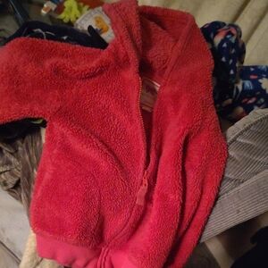 Gymboree Pink Zip Fleece Jacket W/Hood Girls 5/6